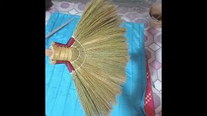 (Murah Meriah) Sapu Lantai dari Bahan Kasongket