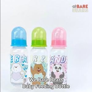 We Bare Bears 8oz/250ml Botol Susu Bayi / Standard Slim Neck Baby Feeding Milk Bottle PP Bottle BPA Free 30427 WBB