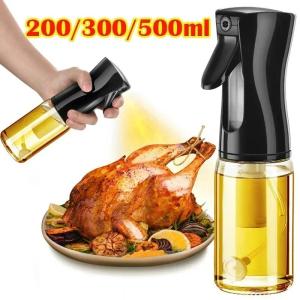 Oil Spray Bottle Pot Kitchen Household Cooking Oil Dispensers Olive Oil Sprayer Mister for Air Fryer Salad Baking