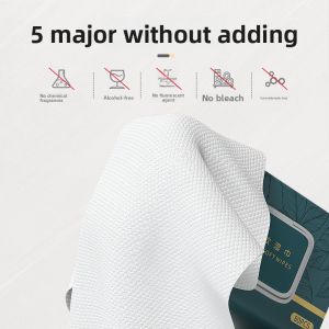 MONLEYTA | Thickened Large Size Baby Wet Wipes Disposable Affordable Pack Household Use Hand Mouth Special Purpose Blue Drifting Wipes