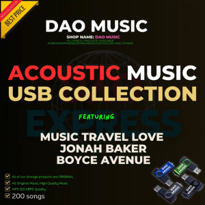 ACOUSTIC MUSIC COLLECTION | USB FLASH DRIVES | MP3 320 KBPS HIGH QUALITY MUSIC | ROADTRIP MUSIC