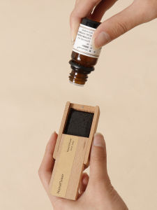 Aroma Diffuser Incense Burner Reed Diffuser Essential Oil For Home Bedroom Interior Extension Incense Burner Fragrant Stone Decoration Car Portable Fragrance Expansion Wooden Box