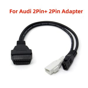 For Audi 2x2 Pin To 16in For VAG 2x2Pin OBD2 Diagnostic Cable For VAG 409 KKL Scanner Tools