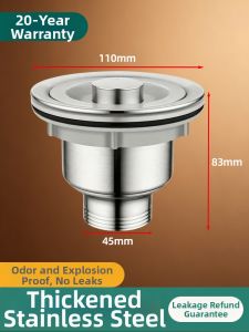 TAOSHI | Odor And Insect Proof Kitchen Sink Drain Pipe