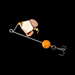 ปลอมปล้น Lure สะพานมังกรน้ำหนักเบาสำหรับตกปลาในบ่อสีดำ ลูกปัดสะท้อนแสงหลายชั้นสำหรับตกปลาในแม่น้ำและทะเลสาบ