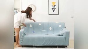 Elastic Universal Sofa Cover Suitable For 1/3 Seat Sofa 75-91 Inches L-Shape Slipcover Stretch Protector Couch Dust-proof Soft Skin-friendly【3pcs free Pillowcase】