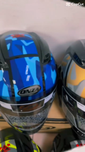 100% ORIGINAL SIRIM ONZA HELMET TOPI KELEDAR MOTOSIKAL RX3 CAMO SERIES WITH VISOR SMOKE/TINTED BLUE/GREY/GOLD/MATT GOLD/FLUO.YELLOW