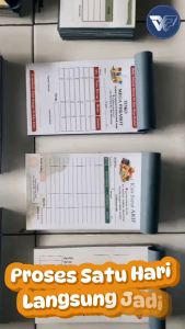 Cetak Nota toko custom olshop full collor gratis design 1ply/2ply  buku kwitansi nama sendiri v1