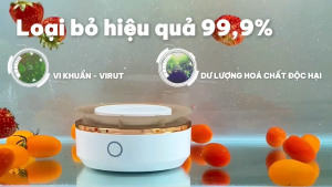 Máy rửa thực phẩm cầm tay U ULTTY WFX - Công nghệ Hydroxyl xoáy 360° đánh bay lên tới 999% vi khuẩn và hóa chất độc hại