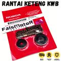 Rantai Keteng Revo 110 / Rante Keteng Revo 110 / Rantai Keteng Blade / Rantai Kamprat Revo / Rantai Timing Blade / Keteng Revo 110 Karbu / Rantai Keteng Revo Fi New / Keteng Set Blade 110 Karbu / Rantai Keteng Set Revo 110 ( 06141-KWB-505 ). 