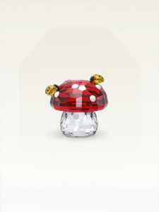 Swarovski | Decorative Mushroom and Ladybug Ornament Gift