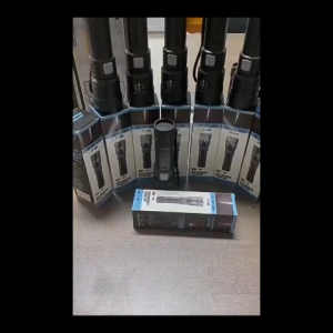 Strong LED Flashlight: USB Rechargeable & Waterproof Four-Speed Zoom Portable Emergency Work Light