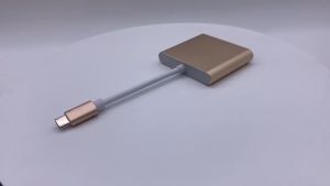 Converter USB Type C 3 in 1 Type C to C/PD 100W HDMI 4K USB 3.0