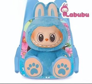 tas ransel gendong anak sekolah sd perempuan model gambar boneka labubu lucu