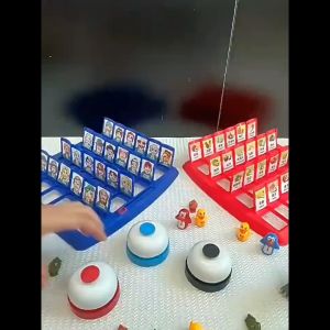 Set of Assorted Colors Modern Metal Hand Bell - No Electricity Needed Call Bell for Classroom Kitchen Restaurant Bar Table Games Pet Training Interactive Fun