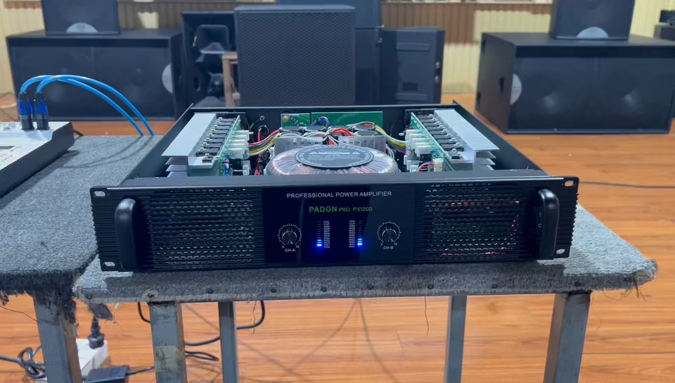 PADON PRO PX1200 2U Amplifier Class H 1200W x2 Professional Power Amplifier