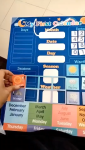 My First Calendar Magnetic Board (Weather & Days)