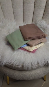 2PCS Solen Brown/Choco with soft Stripes Cotton Pillowcase Punda Indulge in pure Comfort Naturally Soft sustainably made in Minimalist Tone that meets everyday Style. Crafted from Premium Hotel Quality for smooth sleep experience. Canadian Cotton