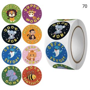 100pcs Stiker Sticker Lucu Karakter Kartun Sanrio Lotso Doraemon Hello Kitty Unicorn Reward Cartoon Cinnamoroll Shincan Animal Hewan Kawaii Mainan Tempel Anak Remaja Dekorasi Buku Jurnal Diary Agenda Lembaran Lembar Label Segel Bulat 1 Roll Isi 500 Promo
