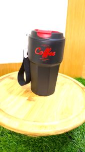 ReadyStock*420ml 304 StainlessSteelThermos Ins Style Water Bottle with Strip