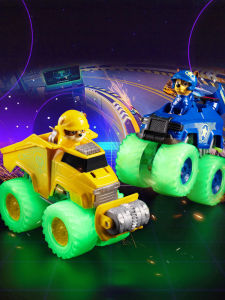 Paw Patrol | Night Glow Patrol & Engineering Vehicle Playset