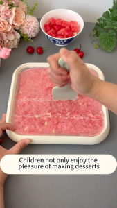 Food grade 304 small non-electric household fried yogurt machine compact kitchen appliance Mesin yogurt goreng fried yogurt machine