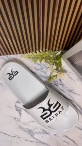 Sandal Pria Dewasa slop Karet 100 % Original 39-43 Putih Nyaman Keren Kece Cakep Murah