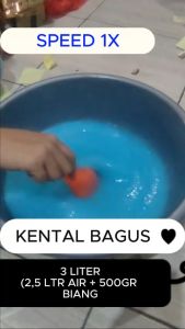 HQQ BIANG SABUN LAUNDRY 500gr U/ MENJADI SABUN DETERGENT LAUNDRY CUCI BAJU 5 LITER KENTAL- Bersih Kental Harum Aman untuk warna baju PH NETRAL