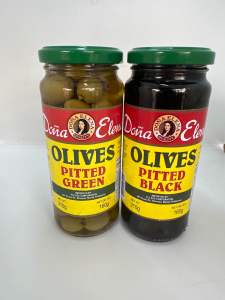 DONA ELENA OLIVES PITTED BLACK OR GREEN 310g