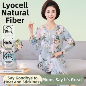 JUNYANFEI | Long Sleeve Plus Size Women Sleepwear Set