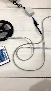 LAMPU LED STRIP RGB WARNA WARNI IP44 5M 220V / lampu rgb / lampu rgb strip 5m / lampu led rgb