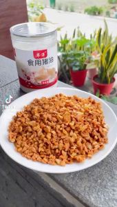 minyak babi lard oil lemak babi cap babi cantik siap pakai isi 500 gr