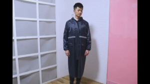 Raincoat motorcycle waterproof for men adult makapal rider raincoat rubberized heavy duty with transparent faceshield rainstorm one-piece raincoat big size reflective strip comfortable breathable wear-resistant raincoat
