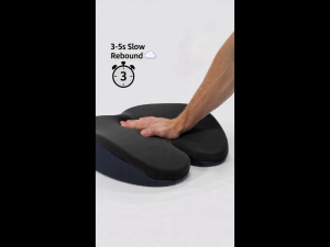 Heighting Boost Car Seat Cushion Memory Foam Anti-Slip Breathable Pad With Tailbone Protection