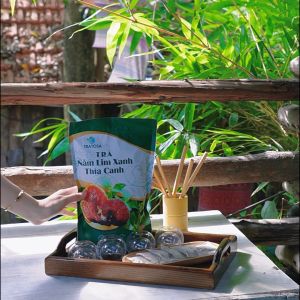 Trà Nấm lim xanh thìa canh TRATOSA 6 vị 1 gói 60 túi lọc 4g hoàn toàn từ thiên nhiên