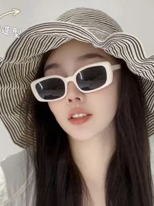 Korean Style Summer Outdoor Fashionable Striped Womens Fisherman Hat UV Protection Sunshade Casual round Top Large Brim Cap