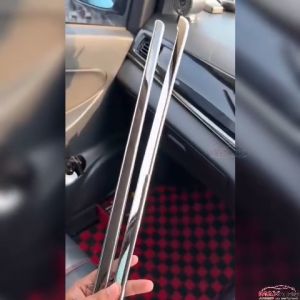 Window Chrome Trim PERODUA MYVI SE1/ SE2/ LE 2005 - 2010 (4pcs) Car Door Seal Moulding Line Lining Sticker Strip