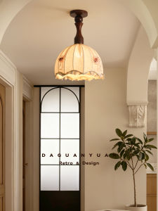 DGY | Retro Style Embroidered Floral Household Lighting