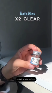 FREE SOL-8 X2 Clear Softlens Bening Tahunan