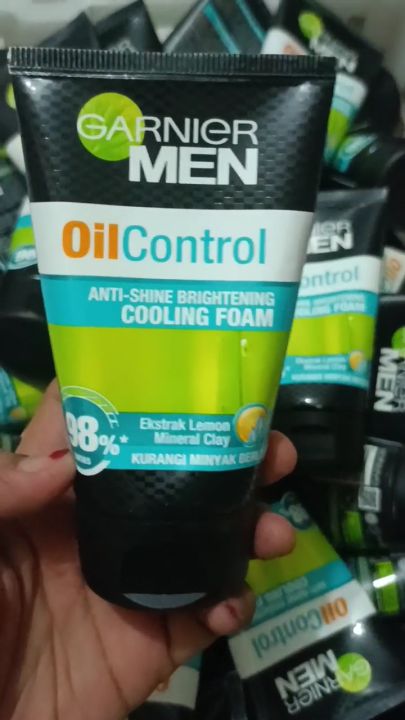 Paket ISI 2 ! Garnier Men Oil Control Cooling Foam 100 ml / Sabun Cuci ...