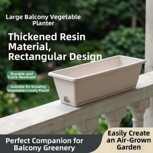 TEKANAI | Thickened Durable Resin Plastic Flower Pot