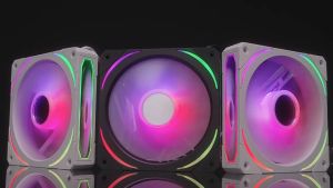 Jungle Leopard Prism GEN5 Black / White 5V ARGB 3Pin PWM 12CM Casing Fan