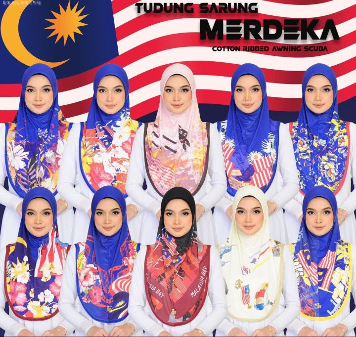 Tudung sarung merdeka 2023 | Lazada