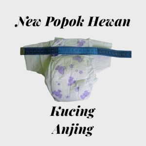 6pcs - Popok Pampers Pispot Diapers Softpet Hewan Kucing Bayi Monyet Ukuran S Perekat Terlaris Murah