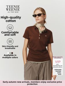 TEENIE WEENIE | Cotton Autumn New Design Polo Shirt Womens T-Shirt