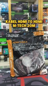 Kabel HDMI To HDMI Panjang 20 Meter Jaring Berkualitas
