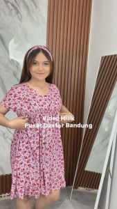 DASTER KERUT DEPAN INAYA Kekinian Terbaru Rayon Premium Grade A - Bahan Adem Lembut Awet