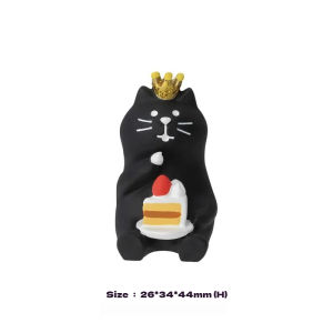 15th Anniversary Celebration Zakka Cat Japanese Style Cute Cat Birthday Gifts Home Decoration Props Miniature Resin Ornaments