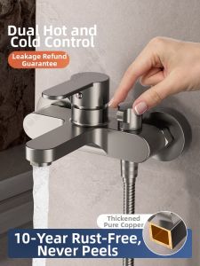 TAOSHI | Bath Shower Mixer Tap Brass