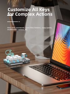 Sikai | Custom Voice Bluetooth Mechanical Hot-swappable One-handed Macro Keyboard